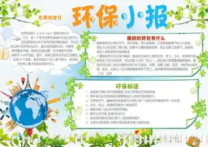 世界地球日环保小报