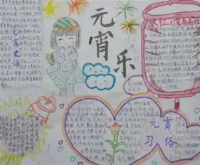 元宵节手抄报新年新春