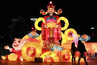 中国平凉张灯结彩迎新年