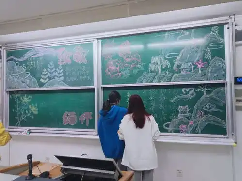 教育科学学院团委举办清明节板报设计比赛