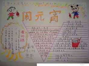 最佳元宵节手抄报大家一起闹元宵