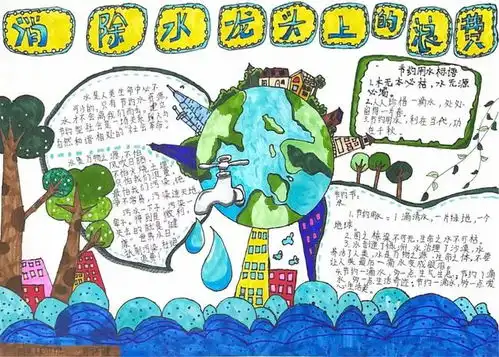 将乐县节水护水你我同行手抄报比赛获奖名单新鲜出炉
