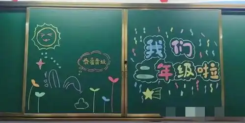 开学仪式感黑板报