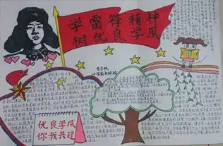 雷锋手抄报在学习雷锋活动的日子里