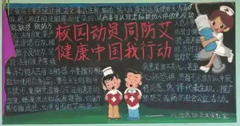 板报评比防艾动员进行时,阳光校园共维护