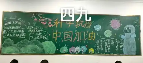 小小黑板报浓浓抗疫情息县第十一小学南校区黑板报展评活动