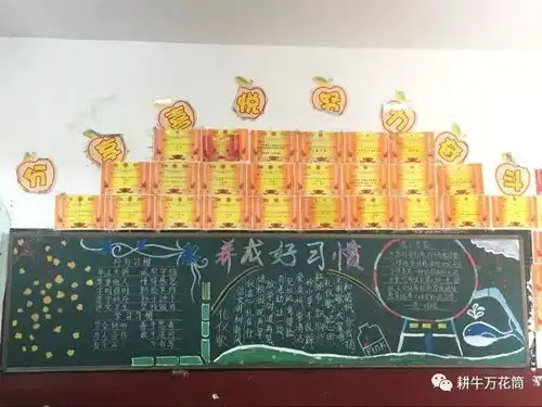 无声胜有声,文化来育人邵东县城区第三完全小学举行养成教育在我心中黑板报评比活动