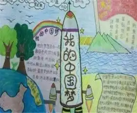 中国梦手抄报对梦想的执著