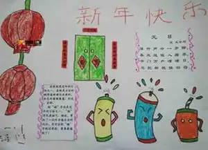 春节手抄报春节手抄报版面设计图