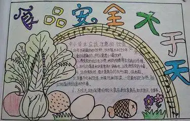 食品安全手抄报