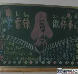 学雷锋黑板报模板