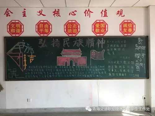 机械工程学院举办彩绘校园黑板报比赛活动
