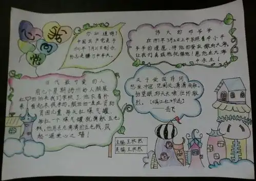七一建党节快到了这份史上最全手抄报模板,你一定用得上