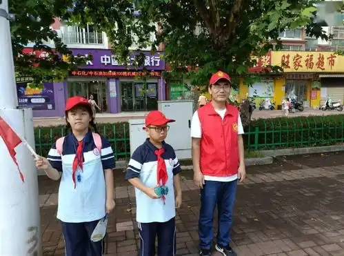 贵池区秋浦小学开展小手拉大手交通安全行活动