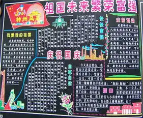 国庆节黑板报国庆节黑板报图片