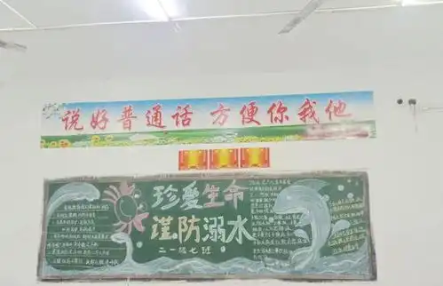 预防溺水珍爱生命皖江高中开展主题黑板报评比活动