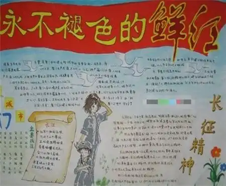 历史手抄报缅怀先烈激励奋进