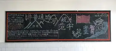 热爱祖国语言文字,构建和谐语言社会主题黑板报获奖通知