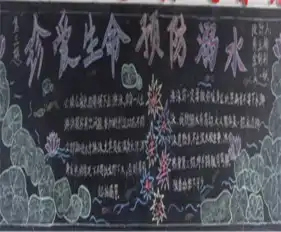 防溺水黑板报防溺水很重要