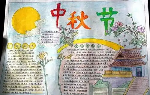 精美的中秋节手抄报赏析同学们赶快收藏