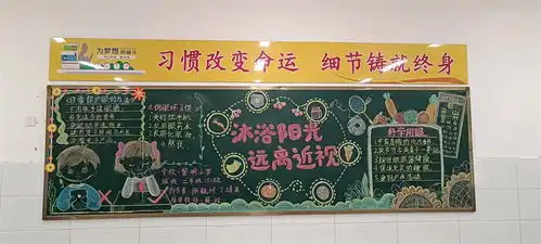 谯城区黎明小学积极开展全国爱眼日黑板报展示活动