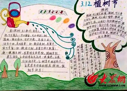 东明县大屯镇夏营小学开展植树节植树活动植此青绿,共树希望