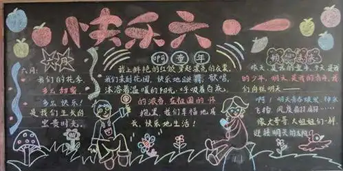 2018六一儿童节幼儿园黑板报图片大全简单黑板报了解一下