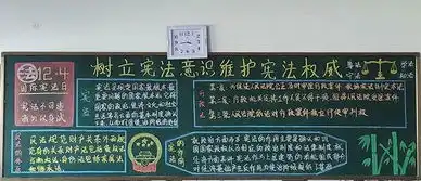 无极野风美术中学学习宪法弘扬宪法精神