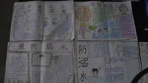 防溺水手抄报图画