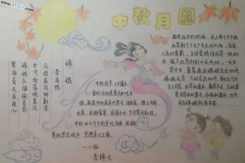 素材中秋节经典佳句,美段,好诗,手抄报超全集锦,快给孩子收藏仲秋