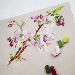 这么惊艳,美得像部青春电影,竟是粉笔画的