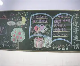 推广普通话黑板报不合格的普通话