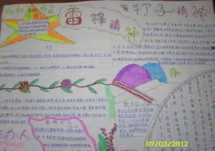 学习雷锋好榜样手抄报图片