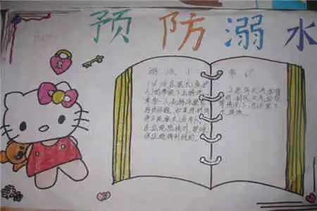 防溺水手抄报溺水的主要原因