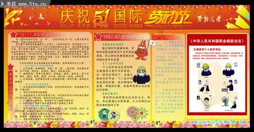 劳动节手抄报素材五一节板报