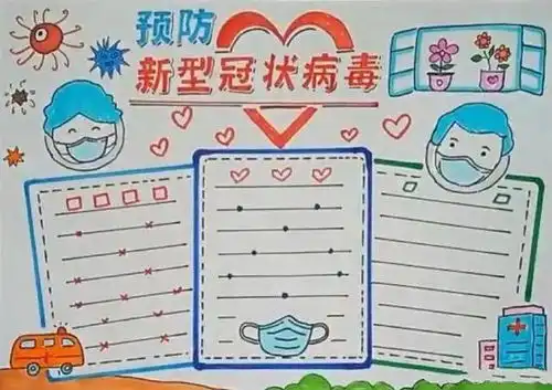 2020抗击疫情手抄报大全