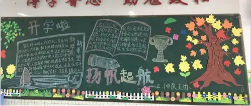 有哪些黑板报,惊艳了你的学校时光记小学部九月板报展