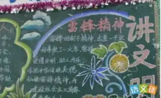 学雷锋黑板报的内容大全
