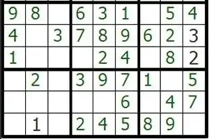 简易数独游戏