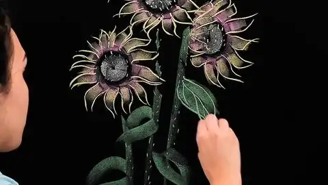 教你画一幅万用的星空板报