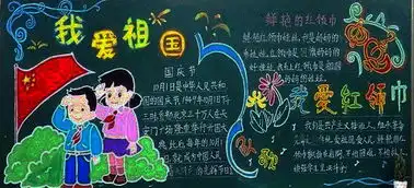 最新关于我爱红领巾黑板报图片大全,红领巾心向党黑板报图片天天板报网