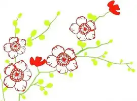 手抄报花边好看的梅花