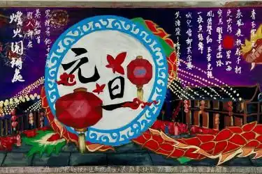 2020元旦节黑板报图片大全,元旦节黑板报内容,元旦节黑板报资料