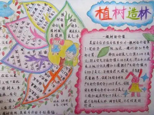 植树造林20字