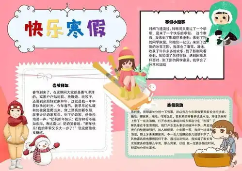 超实用2021春节手抄报合集,假期陪孩子动手制作吧