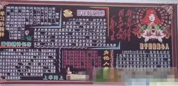 学雷锋见我行动黑板报