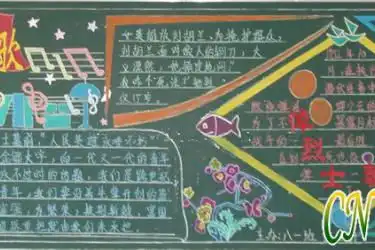 忆清明缅怀革命先烈黑板报