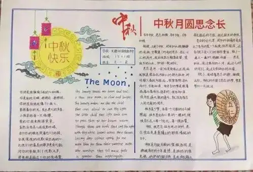 手抄报中秋节来历习俗诗词谚语手抄报范文合集,为孩子收藏感受传统文化