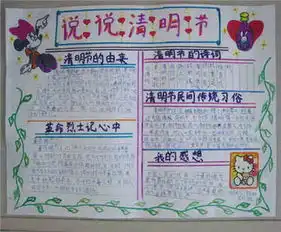 清明节手抄报介子推的传说