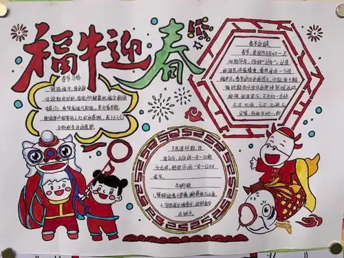 我眼中的春节绿外四年级春节实践活动